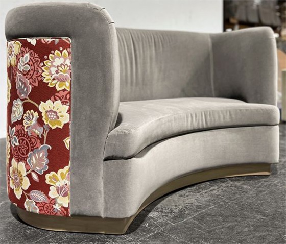 Custom Curved Hotel Booth Sofa | Premium Comfortable Commercial Seating