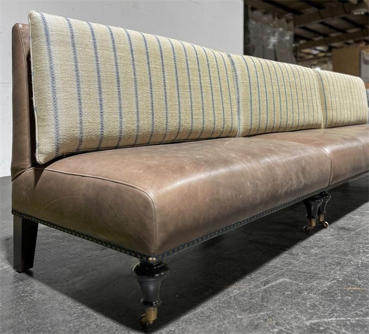 High-End Western Restaurant Booth Sofa | Durable and Stylish Dining Seating