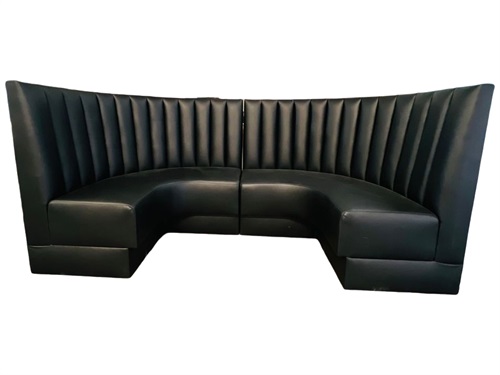 Luxury U-Shaped KTV Leather Upholstered Booth Sofa