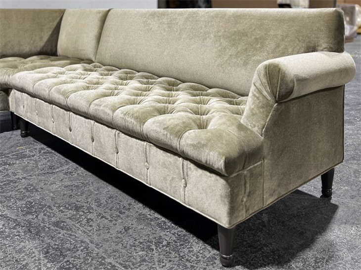 velvet booth seating  