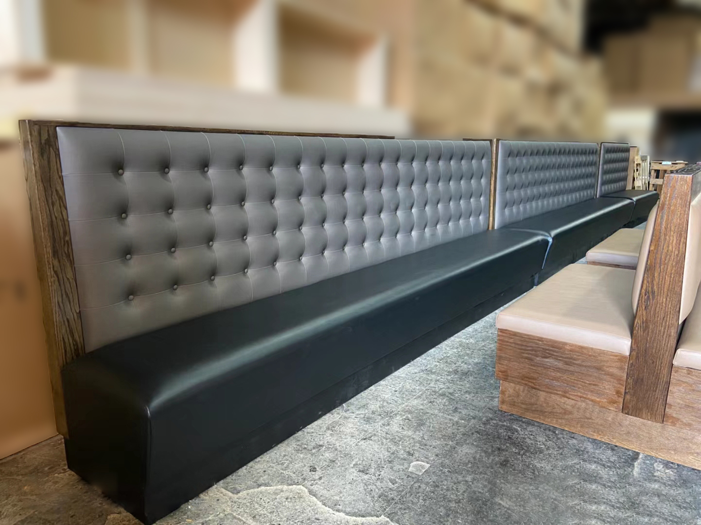 booth seating restaurant
