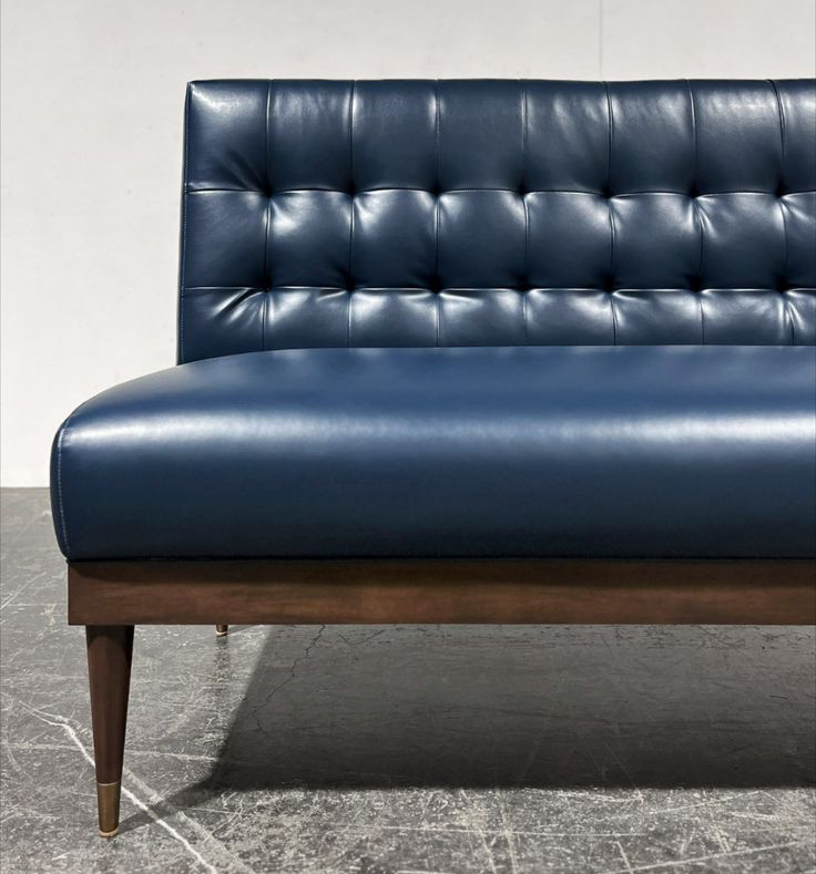 Mid-century modern banquette seating for commercial interiors