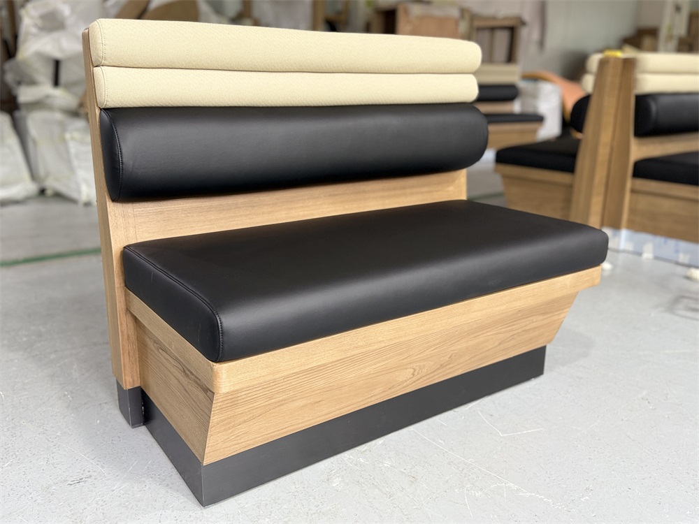 Contemporary booth seating for café or restaurant interior